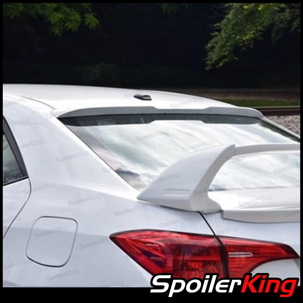 Toyota Corolla 2014-2019 Rear Window Roof Spoiler w/ Center Cut (380RC ...