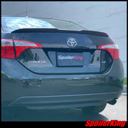 Toyota Corolla 2014-2019 Duckbill Trunk Spoiler w/ Center Cut (284GC) - SpoilerKing