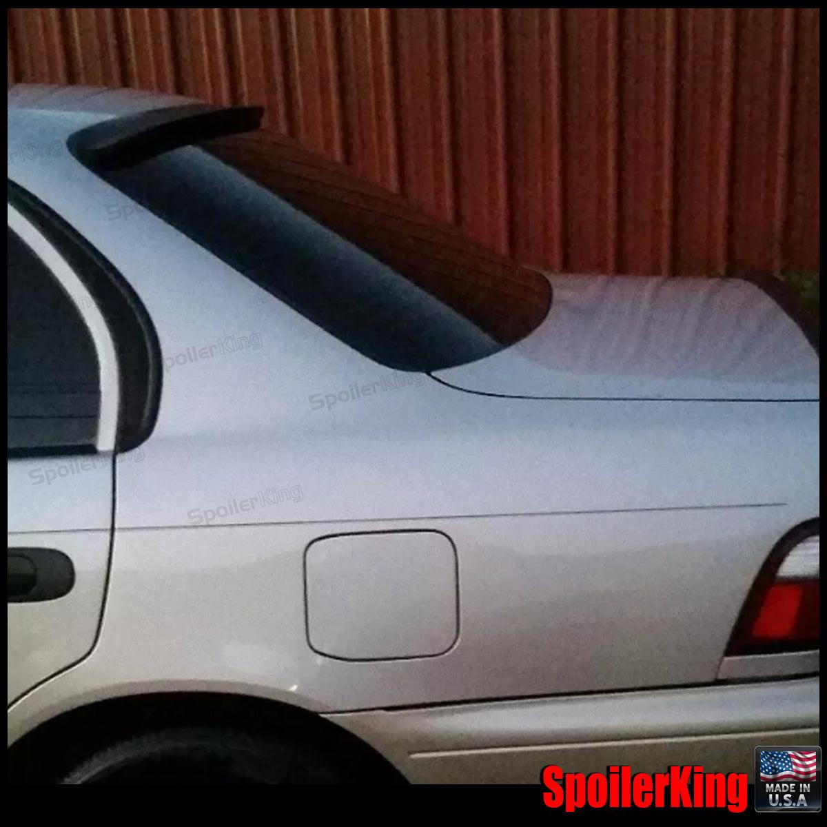 Alerón Para Ventana Trasera Toyota Corolla 1993-1997 - SPK 244R, Poliuretano, Sin Pintar Negro