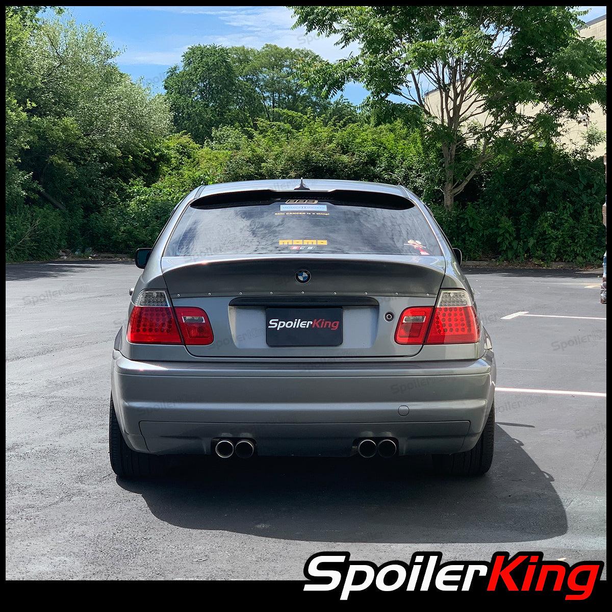 BMW 3 Series E46 4dr 1998-2006 Rear Window Roof Spoiler XL w/ Center C ...