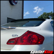 Infiniti G37 (V36) 4dr Sedan 2007-2015 Rear Window Roof Spoiler XL (380R) - SpoilerKing