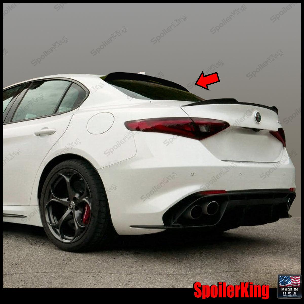 Alfa Romeo Giulia (952) 2016-present Rear Window Roof Spoiler (380R ...