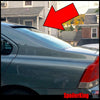 Volvo S60 2002-2009 Rear Window Roof Spoiler (818R) - SpoilerKing