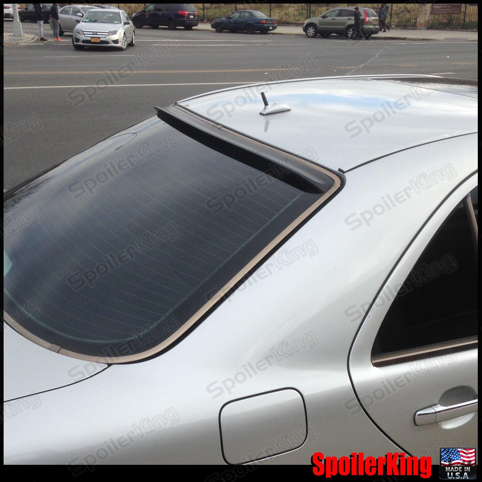 thumbnail image 2 of SpoilerKing Rear Roof Wing Window Spoiler 284R – For Mercedes-Benz W208 CLK (1998-2002), Unpainted Flat Black 2 of 4