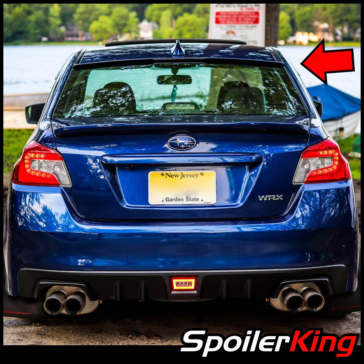 Sti Rear Window Spoiler Subaru WRX STI 2015-2021 Rear Window Roof Spoiler w/ Center Cut (818RC ...